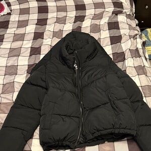 Garage Black Puffer Jacket